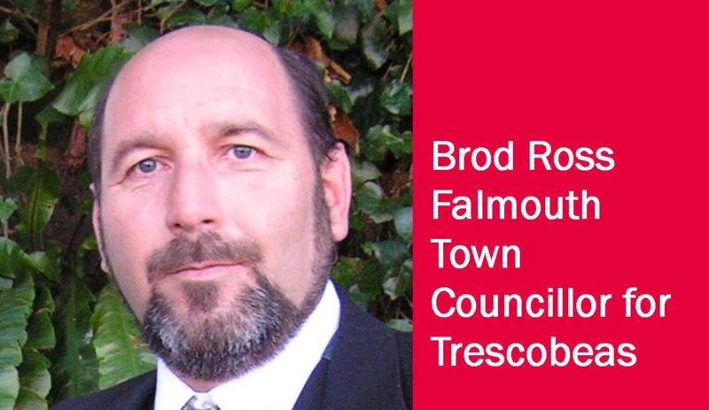 Brod Ross, Falmouth Town Councillor for Trescobeas