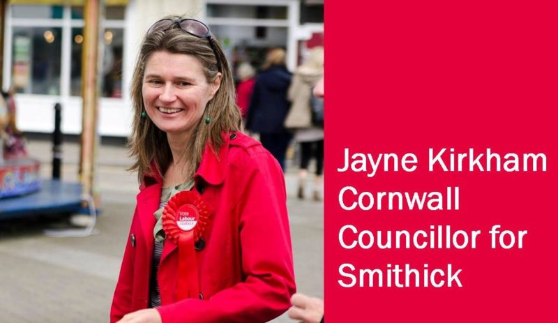 Jayne Kirkham, Cornwall Councillor for Falmouth Smithick