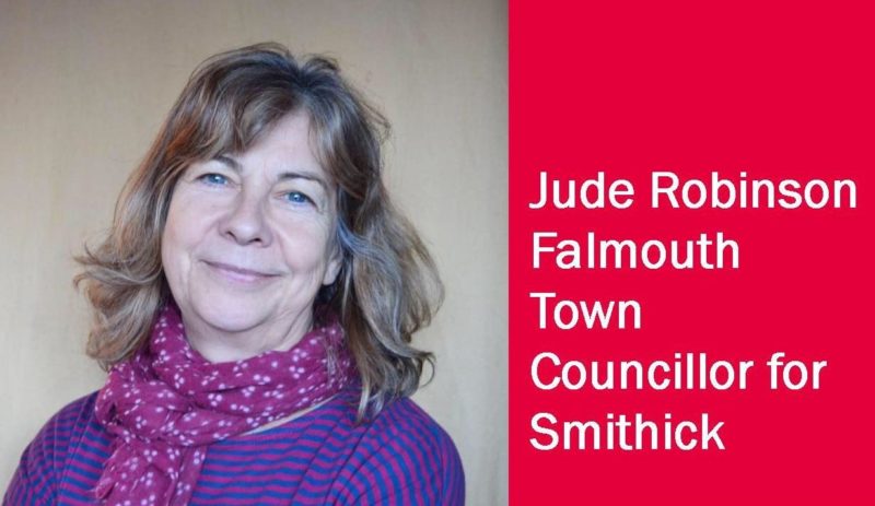 Jude Robinson, Falmouth Town Councillor for Smithick