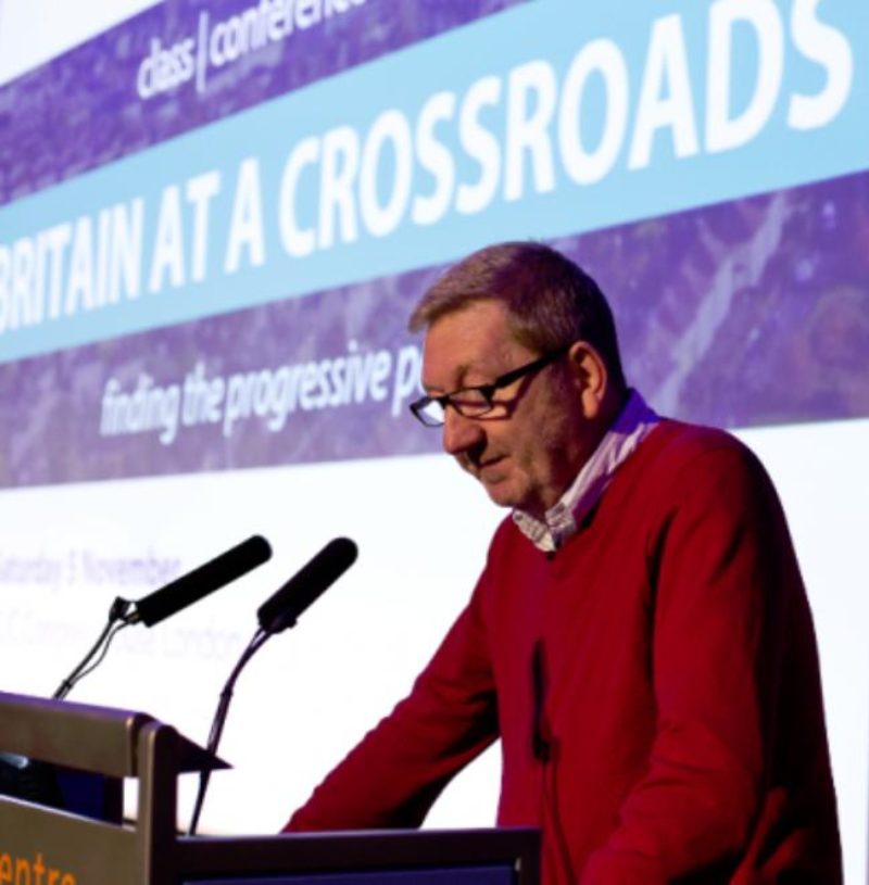 Len McCluskey speaking at Crossroad conference