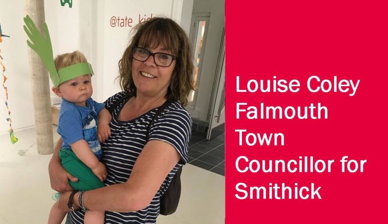 Louise Coley, Falmouth Town Councillor for Smithick
